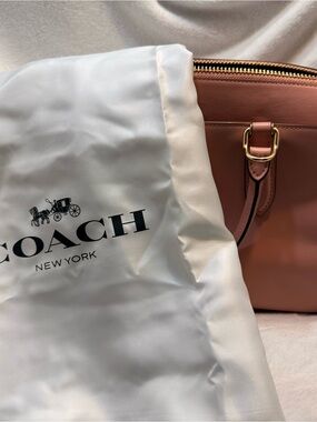 Coach x Selena Gomez Rose Pink Leather Satchel - Coach